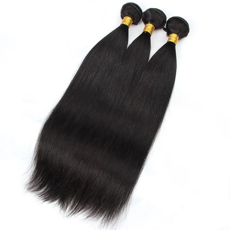 

10a grade 100% remy virgin brazilian human hair weave bundles, Narutal color