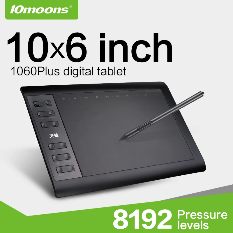 
Computer USB Portable PEN TABLET with 8192 levels passive pen 