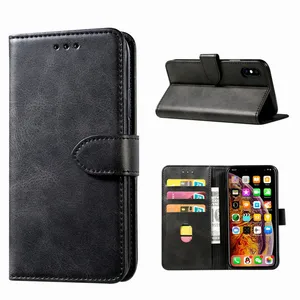 Luxury PU Leather Flip Wallet Case iPhone