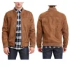 OEM from China Western-style Cool Mens Suede Leather Bomber Jacket custom short coat for men