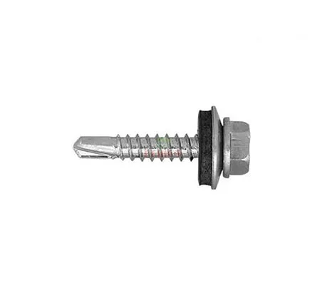 
DIN7504K Hex washer head type BSD with epdm washer zinc ,Self drilling screws 
