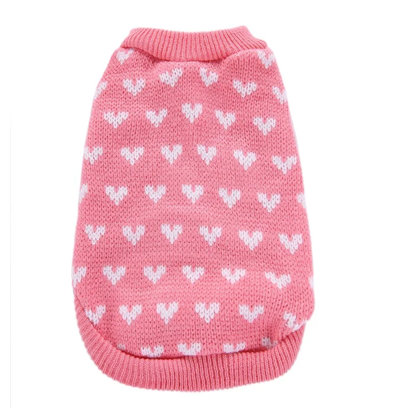

KR239 Pink cheap warm dog knitted sweaters, As photo
