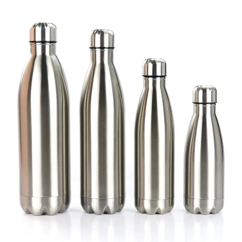 Hot New Coke cola bottle thermos mug double vacuum flasks stainless steel outdoor sports travel drinking water cup Custom logo
