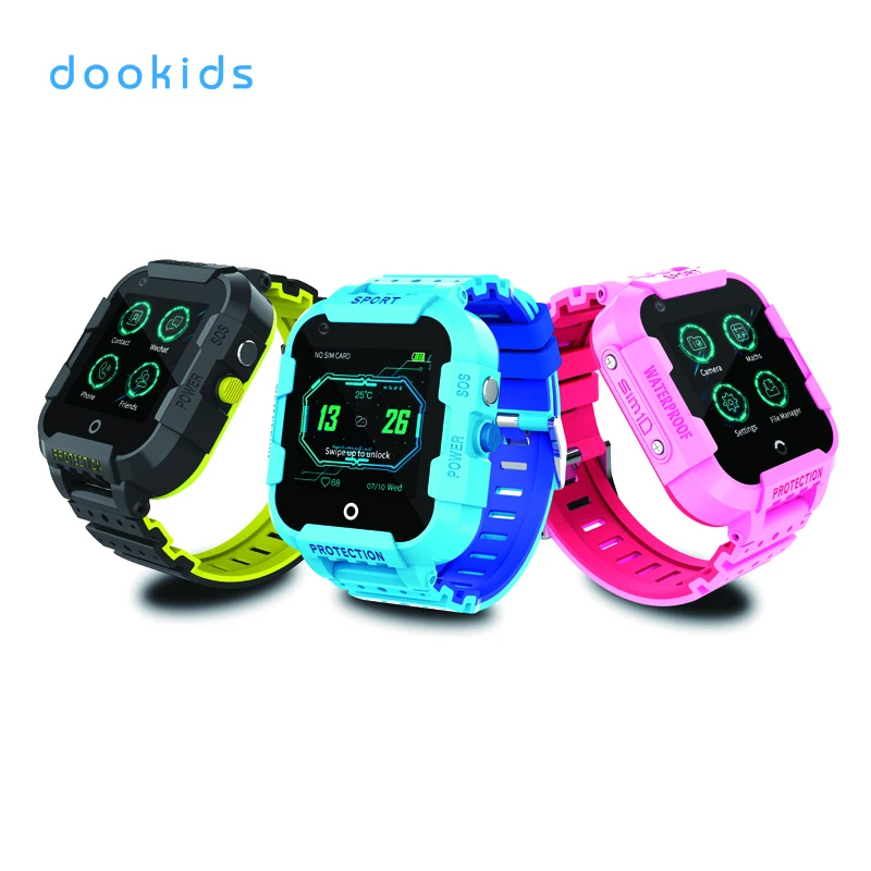 

Dookids New 4g GPS Watch wifi gprs gps watch Video calling camera waterproof Wristwatch