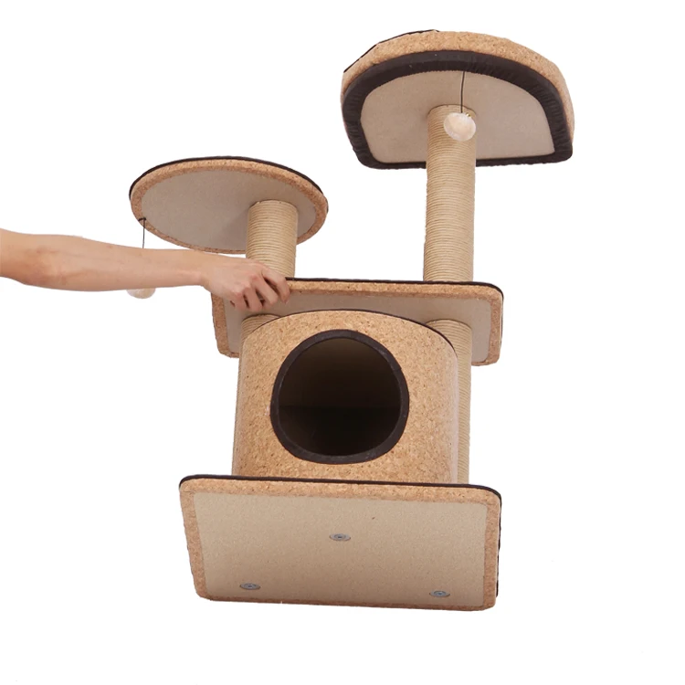 
Manufacturer customized Cat tower scratcher post fabric for cat tree 