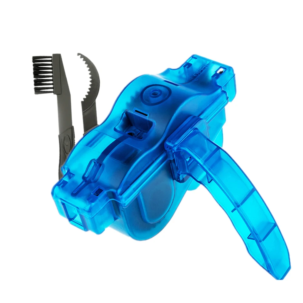 

Chain Cleaner Cleaning Bicycle 3D Chain Brush Wash Tool Set MTB Bike Protection Oil Bike Chain for Mountain Bicycle, Blue