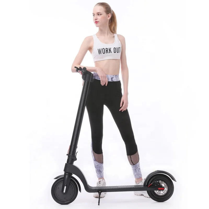 

2019 Trending Adult Foldable Electric Powered Scooter 350W with Replaceable Battery E Scooter, Black