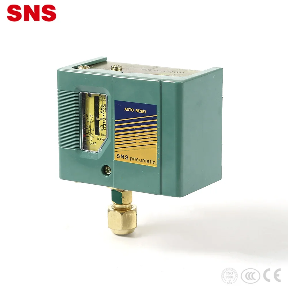 
SNS Series pressure controller manual reset differential pressure switch for air compressor water pump 
