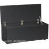 SG-LL130 Wooden Furniture black Large Storage Toy Box Chest Blanket Bench Seat Trunk