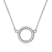 

Ladies Fashion 925 Sterling Silver Diamond Jewelery Personalized Necklace