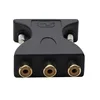 DVI-I M to 3 RCA Component Adapter W/ DIP Switch For ATI Video Cards