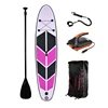 Inflatable Stand Up Paddleboard Bundle, Bottom Fin for Paddling, Surf Control, Non-Slip Deck