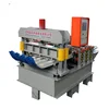Corrugated metal sheet arc roll forming making machine