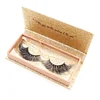 Magnetic eyelash box for dramatic long lashes 3d mink producer with workshop