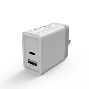 30W Dual Port USB C Travel Wall Charger