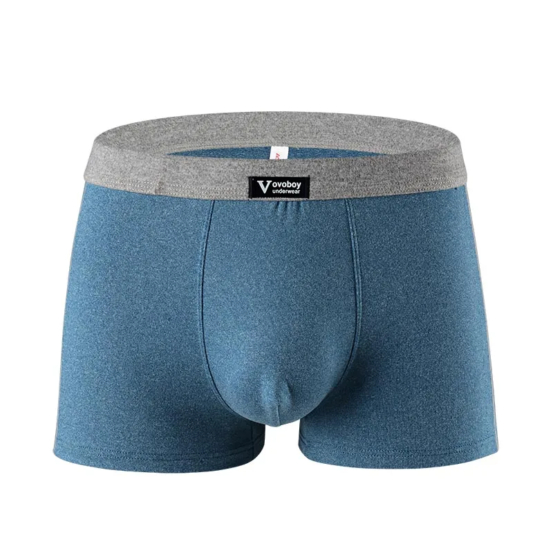 

Cotton spandex underwear elastic waistband mens boxer shorts your own brand underwear