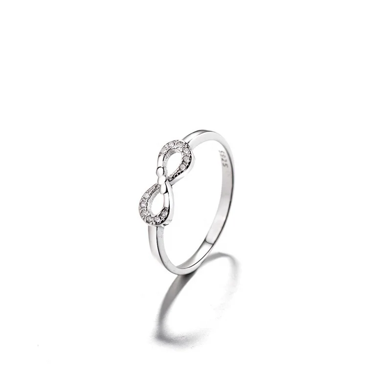 

Korean Fashion Charm Infinite Love 8 Figure Rings Sterling Silver 925 Ring Jewelry