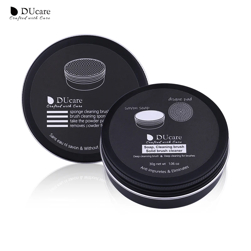 

DUcare Portable Makeup Brush Cleaner Silicone Private Label QJH0202, Black