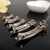 Rhodium Spring Hair Clips Automatic Clip Blank Width Setting for DIY Bow Hairpin Jewelry Accessories