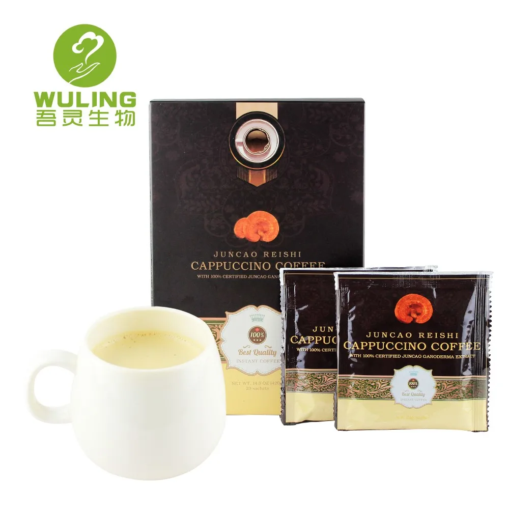 
Free Sample Ganoderma Lucidum Powder Instant Coffee with private label 