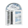 Arch Design Windproof Thermal-break Heat Insulated Custom Color and Size Aluminum Casement Window