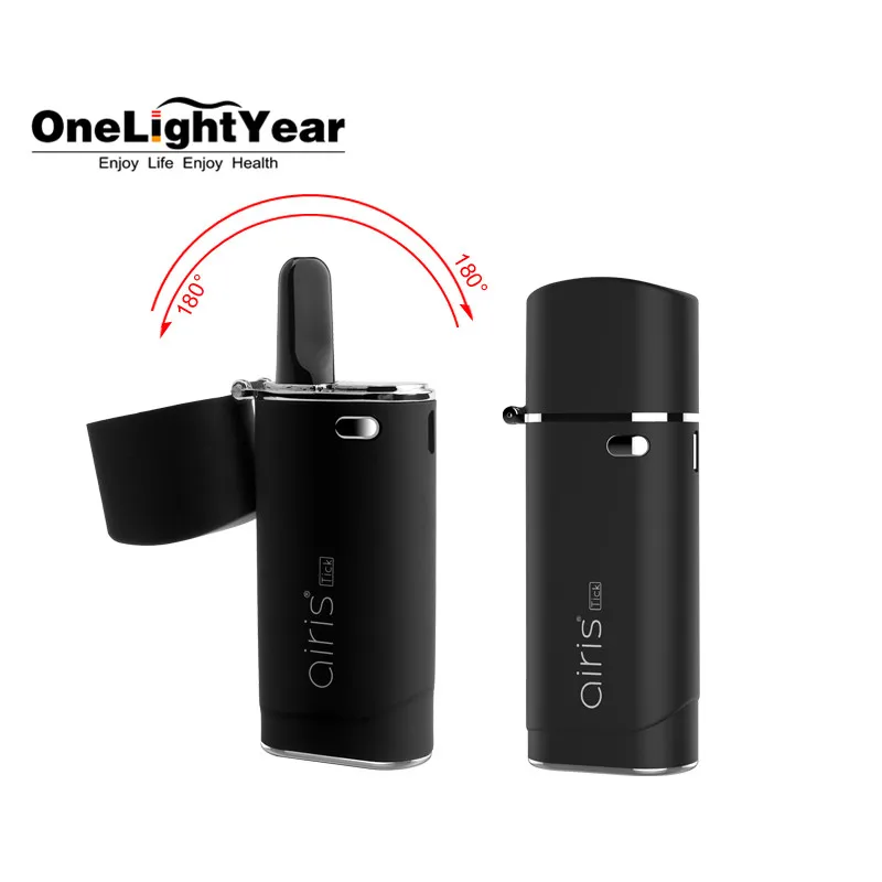 

Portable flip-top hidden CBD cartridge vape battery Airis Tick Suitable for hot sale 510 thread CBD tank