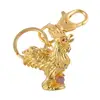 Rooster with a Fan Amulet Keychain Charm Red String Bracelet KO1141