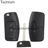 aftermarket car clave shell ID63 4D63 transponder chip 315 MHZ No windows auto function remote key for Ford Focus for mondeo