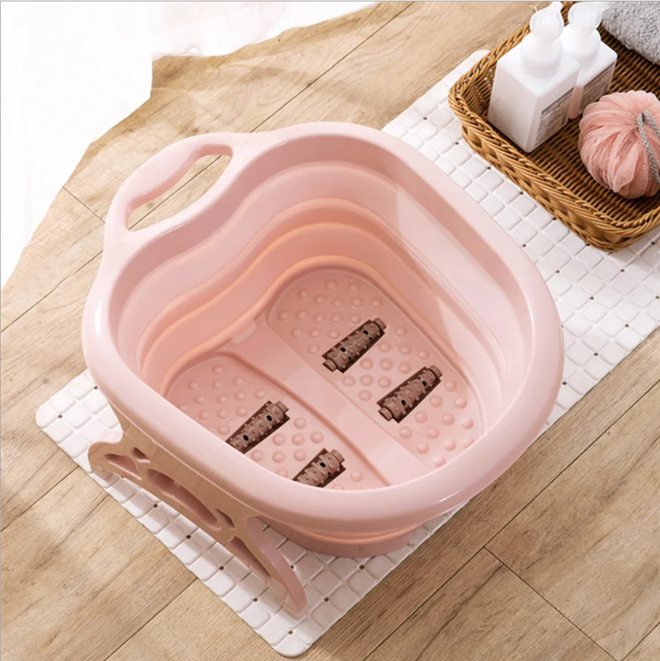 

High Quality Plastic Folding Bathroom Foot Bath Tub Wash Basin, We can make as per you wanted