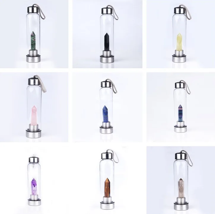 
600ml Natural Crystal Column Energy Cup 