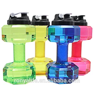 Image of 2.5L Ronya PETG Material Dumbbell Drinking Plastic Sport Water Bottle