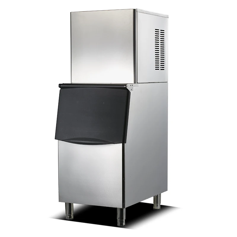 
BENCHU Commercial Ice Maker 330LBS/24H with 330LBS Storage Capacity Commercial Ice Machine for Bar Home Supermarket 