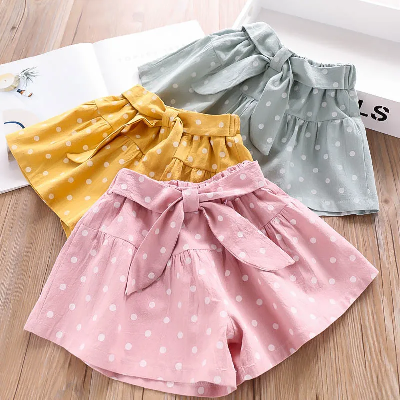 

Wholesale 2019 Girls Boys kids pink yellow blue dot bow short For 2-7t With Free Shipping, N/a