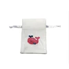 Cotton Embroidered Drawstring Bag Baby Gifts Small Bags