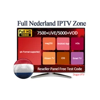 

Great Nederland IPTV 12 Months Subscription TV Box IPTV 160+LIVE TV/5000+VOD Series Reseller Panel Free Test Code Dragon IPTV