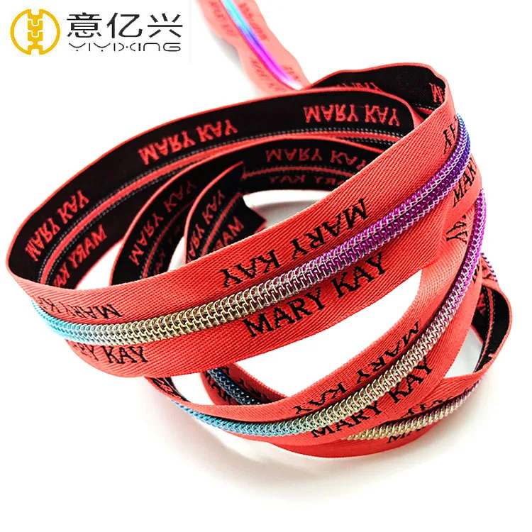 

Coil Teeth Zip Tape Factory Custom Nylon Zipper Long Chain Roll