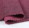 Knit textile houndstooth rayon span yarn jacquard polyester minimatt dyed fabric