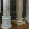 Manmade marble stone pillar column base popular sale