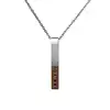 1 pcs Stainless Steel Solid bar Necklace Pendant Jewelry BE YOU Engraved suspender Lovers Gifts
