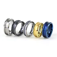 

Wholesale Tungsten Carbide Blank Ring for Inlay