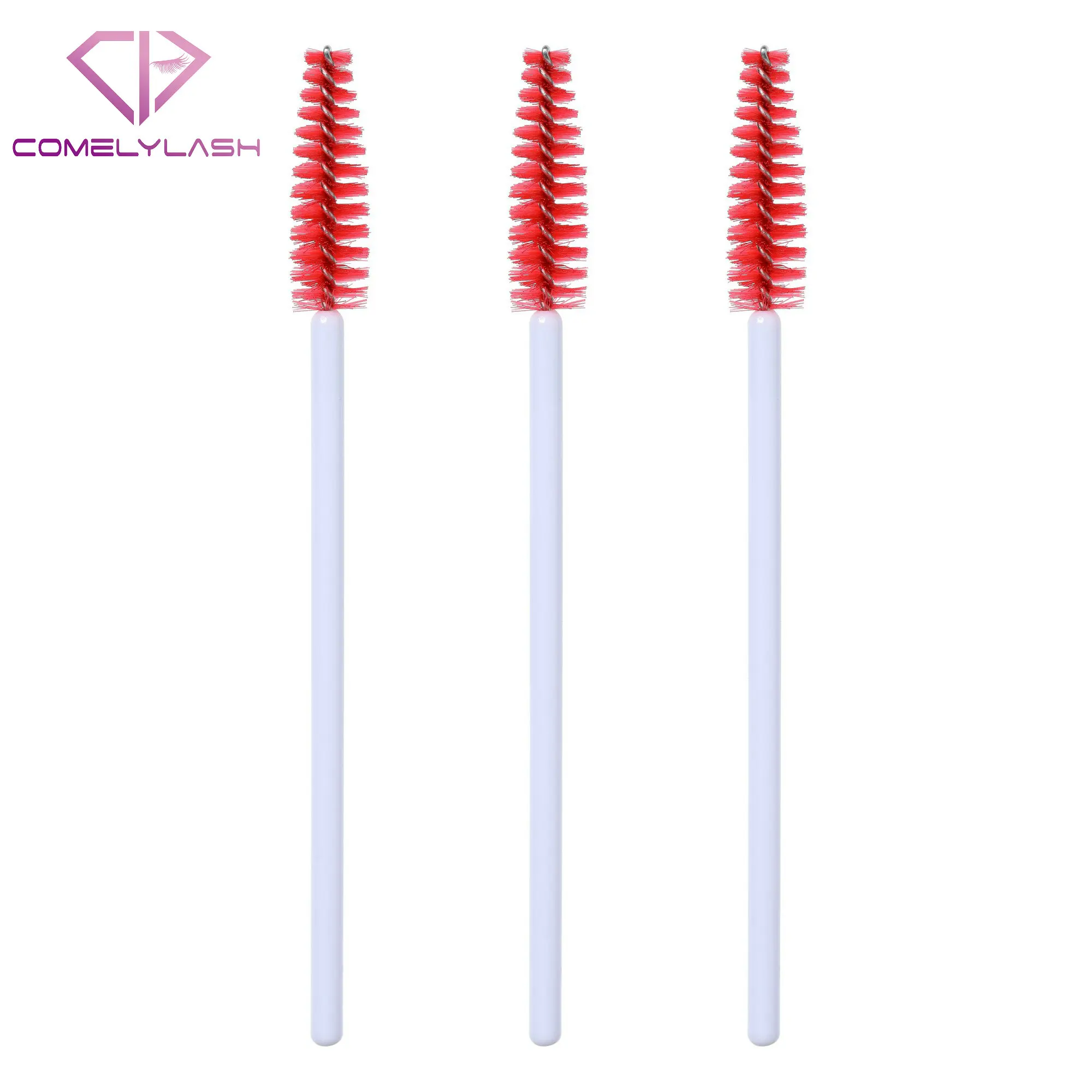 

New design disposable mascara brush eyelash extension tools plastic mascara brush, Black+customized color