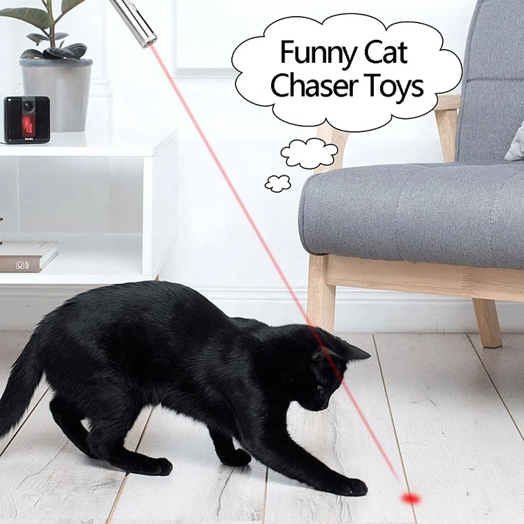 
Amazon Hot Selling Usb Rechargeable Interactive Exercise Toy Pet Cat Laser Pointer 