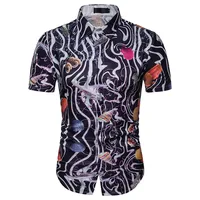 

Summer men seabed world printing 3d short sleeve shirts