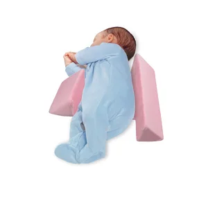 Image of Wholesale Soft Adjustable New Born Baby Side Sleep Positioner Infant Wedge Pillow