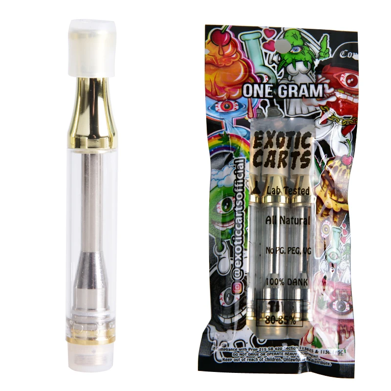 

New carving Exotic carts with holograms Mario carts with cartridges not leak AC1003 gold 1.0ml 52 flavor