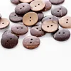 In Stock Item Fashion 20MM Natural Button 2 Holes Sew On Coconut Shirt Buttons