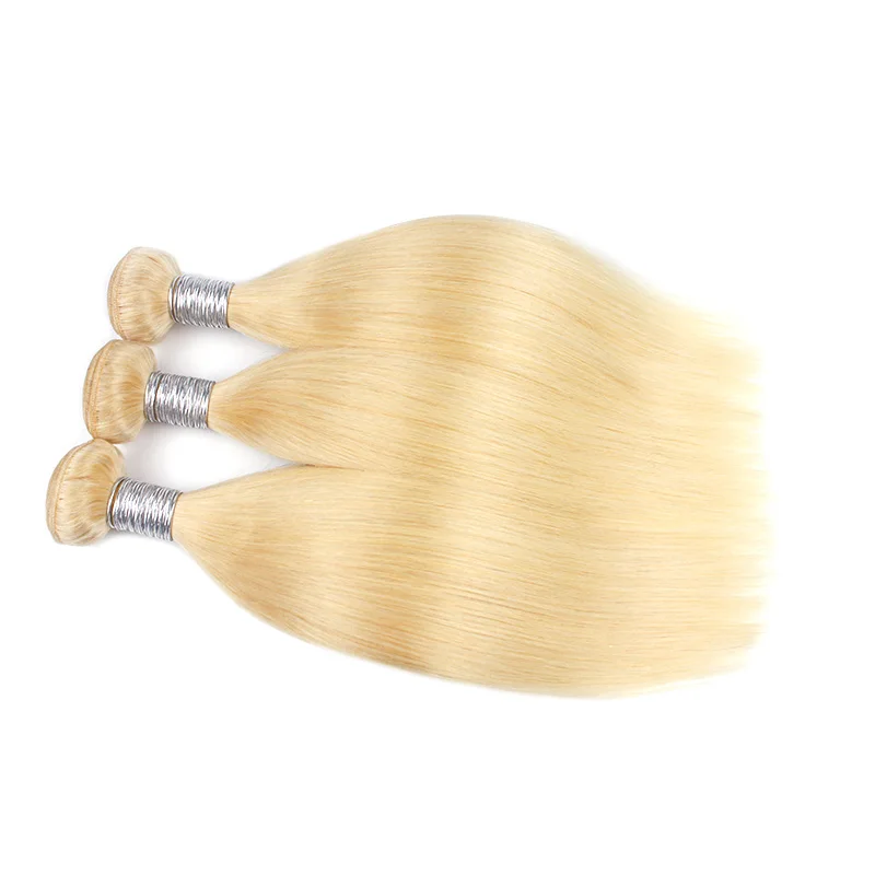 

Hot Hair Product Morein 100% Raw Indian Unprocessed 613 Blonde Human Hair Extensions, N/a