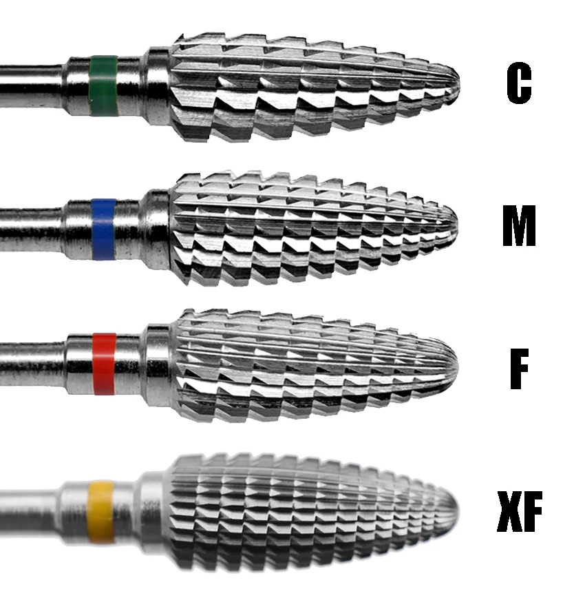 

Large Cone Carbide Bits, Silver