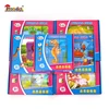 Promotional 9 pieces 3D educational toy kids paper puzzle cube