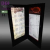 2019 new style menu cover led light menu for restaurant Illuminated led menu